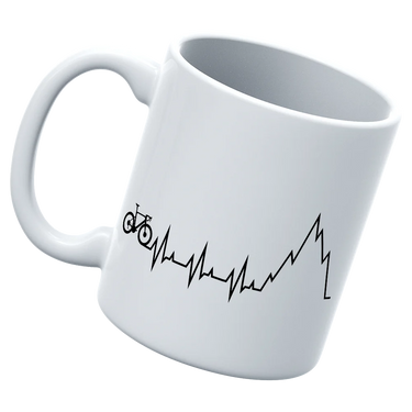 Mountain Beat White Coffee Mug